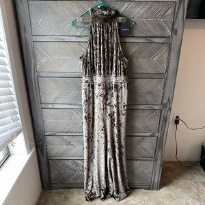 green velvet jumpsuit!!